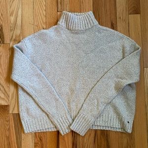 Cream Turtleneck Sweater